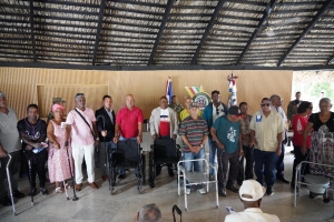 Ministerio de Defensa realiza encuentro con pensionados en Villa Altagracia a través de la Junta de Retiro