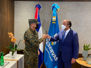 La JRFPFFAA y Banreservas sostuvieron una reunión de trabajo para buscar alternativas que favorezcan a los militares retirados