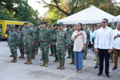 Fuerzas Armadas celebran el Día del Amor y la Amistad sirviendo a la población de Neyba con operativo médico y acción cívica