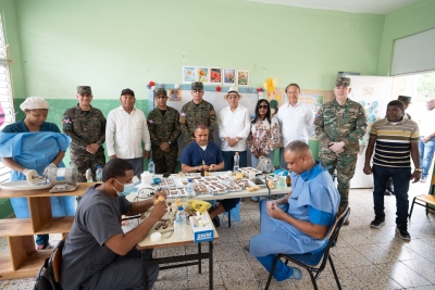 Ministerio de Defensa desarrolla amplio operativo médico y jornada cívico-social en Monte Plata