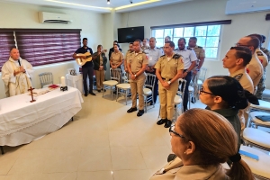 Junta de Retiro celebra misa de acción de gracias por el bienestar de la familia institucional