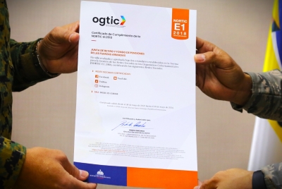 Junta de Retiro recibe certificación en normativa tecnológica gubernamental de la OGTIC