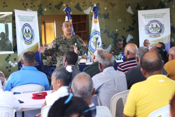 Junta de Retiro realiza Jornada de Asistencia Social para retirados militares en la provincia de Montecristi