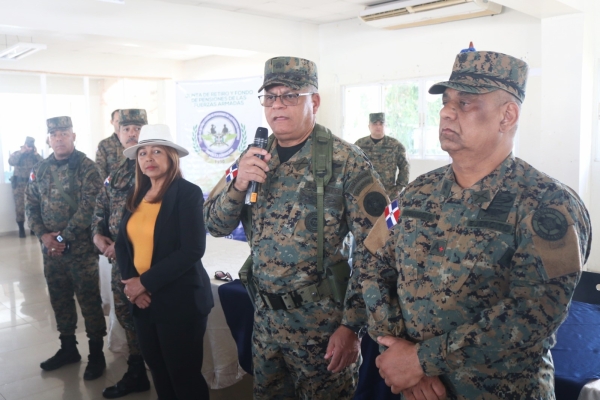 Junta de Retiro realiza Jornada de Asistencia Social para retirados militares en la provincia de Dajabón
