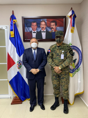 Visita de Cortesía del Vicealmirante (R) Homero Luis Lajara Solá