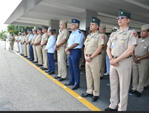 Junta de Retiro participa en izamiento de la Bandera Nacional en honor al General de División Santiago Rodríguez