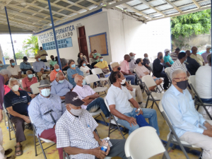 Encuentro con los Militares Retirados, viudas, viudos, tutores de las FFAA de San Cristóbal